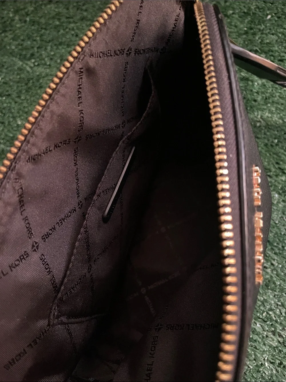 Michael Kors Black Crossbody Bag with Logo Strap